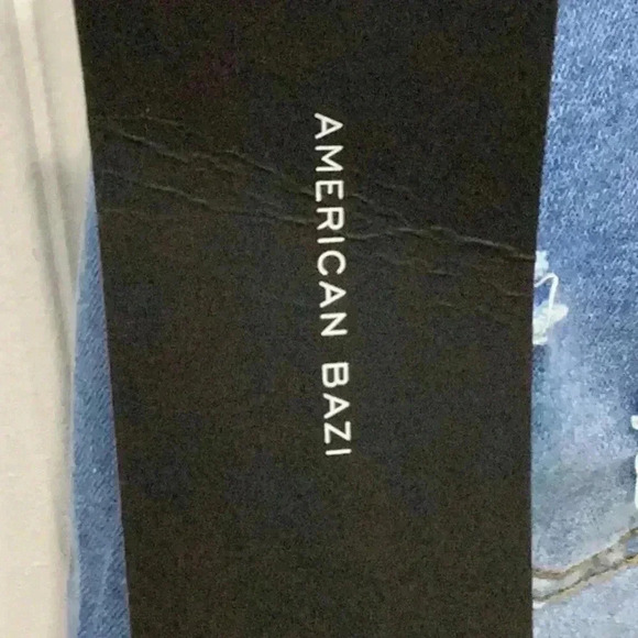 NWT American Bazi  Denim Joggers in Size Small - Picture 4 of 6